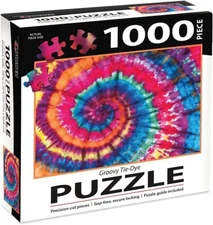 Turner Licensing Groovy Tie-Dye 1000 Piece Puzzle