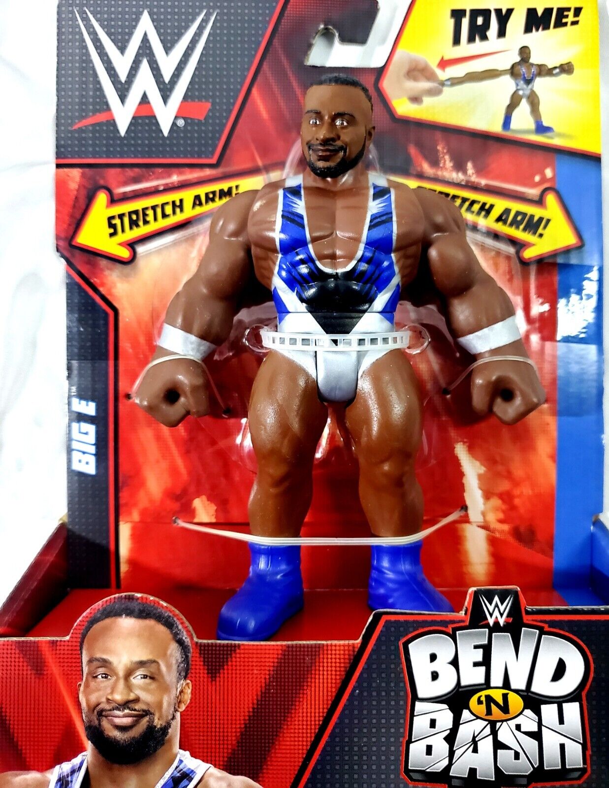 WWE Big E Mattel Bend ‘N Bash Action Figure