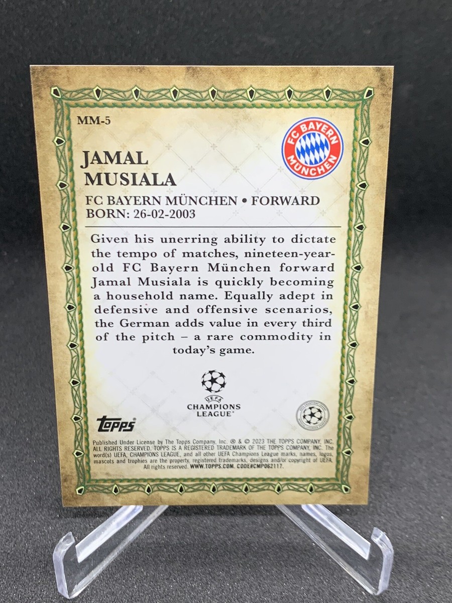 2022-23 Topps Merlin UEFA JAMAL MUSIALA Merlin's Masters MM
