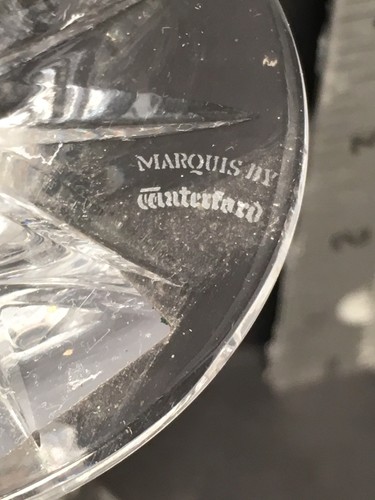 2 MARQUIS BY WATERFORD CRYSTAL CANDLE HOLDERS 6" w/ Tags Marked EUC - Picture 7 of 7