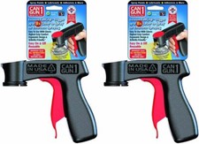 2 Pack Spray Can Gun Tool Aerosol Paint First Full Grip E-z Pull Trigger Comfort