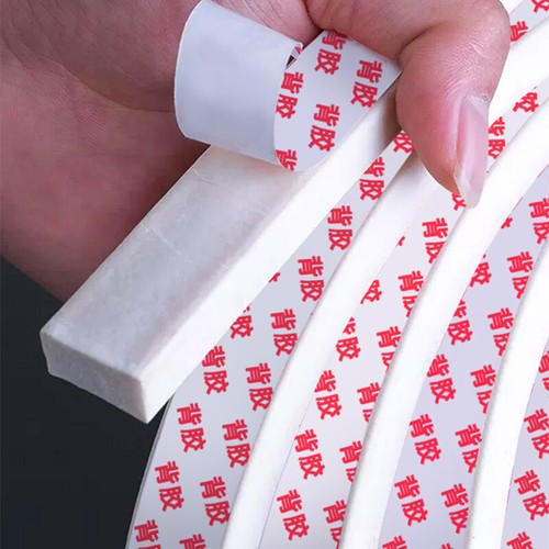 Silicone Sponge Strip Adhesive Backing Square Seal Foam Strips Heat Resistance - Picture 4 of 5