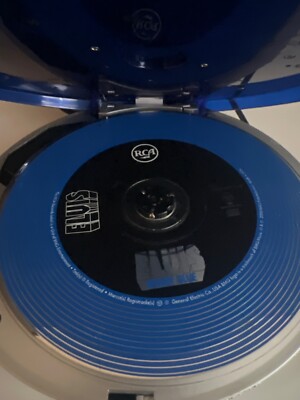 audiophase ultimate portable cd player + Elvis moody blue
