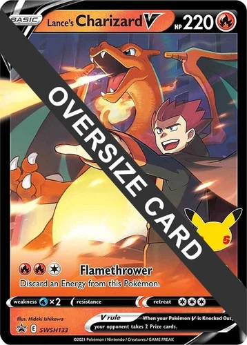 Lance's Charizard V SWSH133 Jumbo Cards