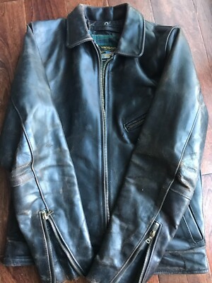 VANSON Horsehide Jacket Size 36 Horseskin Dark Brown