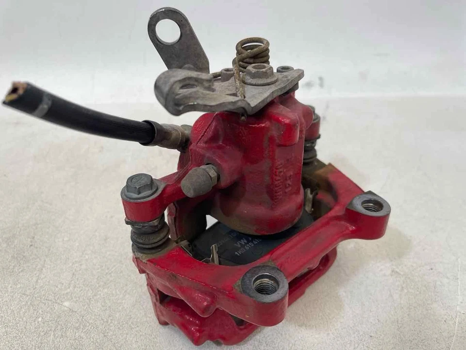 Pinza de freno trasera izquierda 282 mm roja OEM para VOLKSWAGEN GOLF GTI 2006-2014 Foto 3 de 4