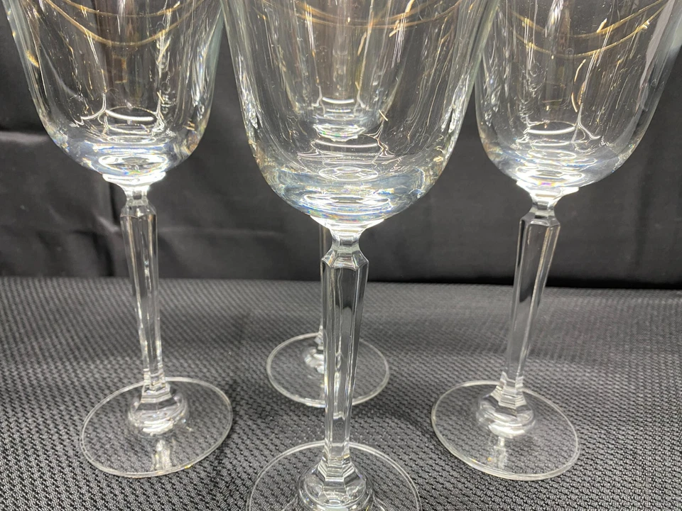 Juego de 4 ~ Copas de Agua Mikasa "WHEATON" ~ 8 3/8" de Alto Foto 3 de 4