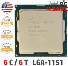 Intel 9th Gen Core i5-9600K SRELU SRG11 3.7GHz Turbo 4.6GHz 6-Core LGA1151 CPU