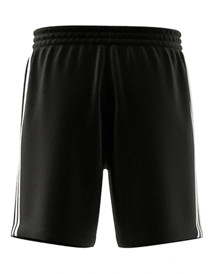 Black three stripe shorts by adidas cheap