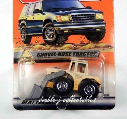 1999 Matchbox Road Work SHOVEL-NOSE TRACTOR Beige #28 - Picture 2 of 3