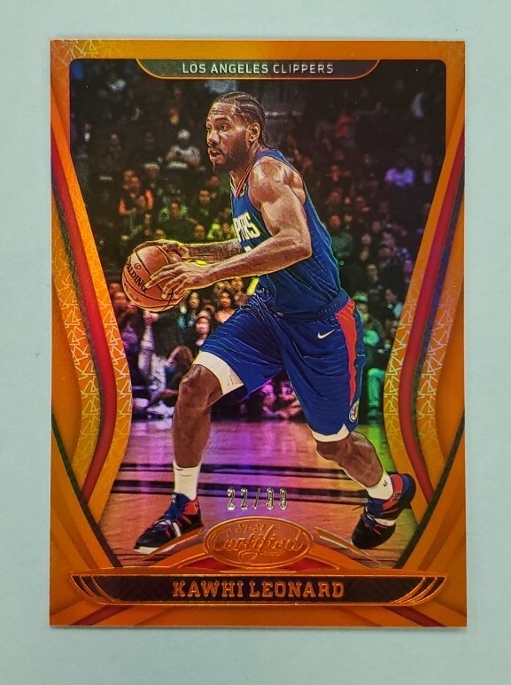 2020/21 Panini Certified Kawhi Leonard Mirror Orange #117 Card /99