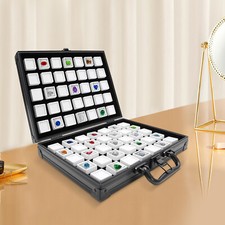 70 Gitter 3cm Diamant Edelstein Display Box Aufbewahrungsbox Schmuck Organizer