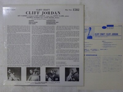 洋楽 Cliff Jordan Cliff Craft Blue Note 1582 Clifford Jordan - Cliff Craft LP (Blue Note Classic Vinyl