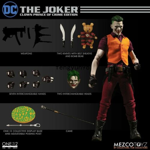 Figurine articulée Mezco Toyz One:12 DC Comics The Joker Clown Prince Of Crime - Photo 1 sur 4