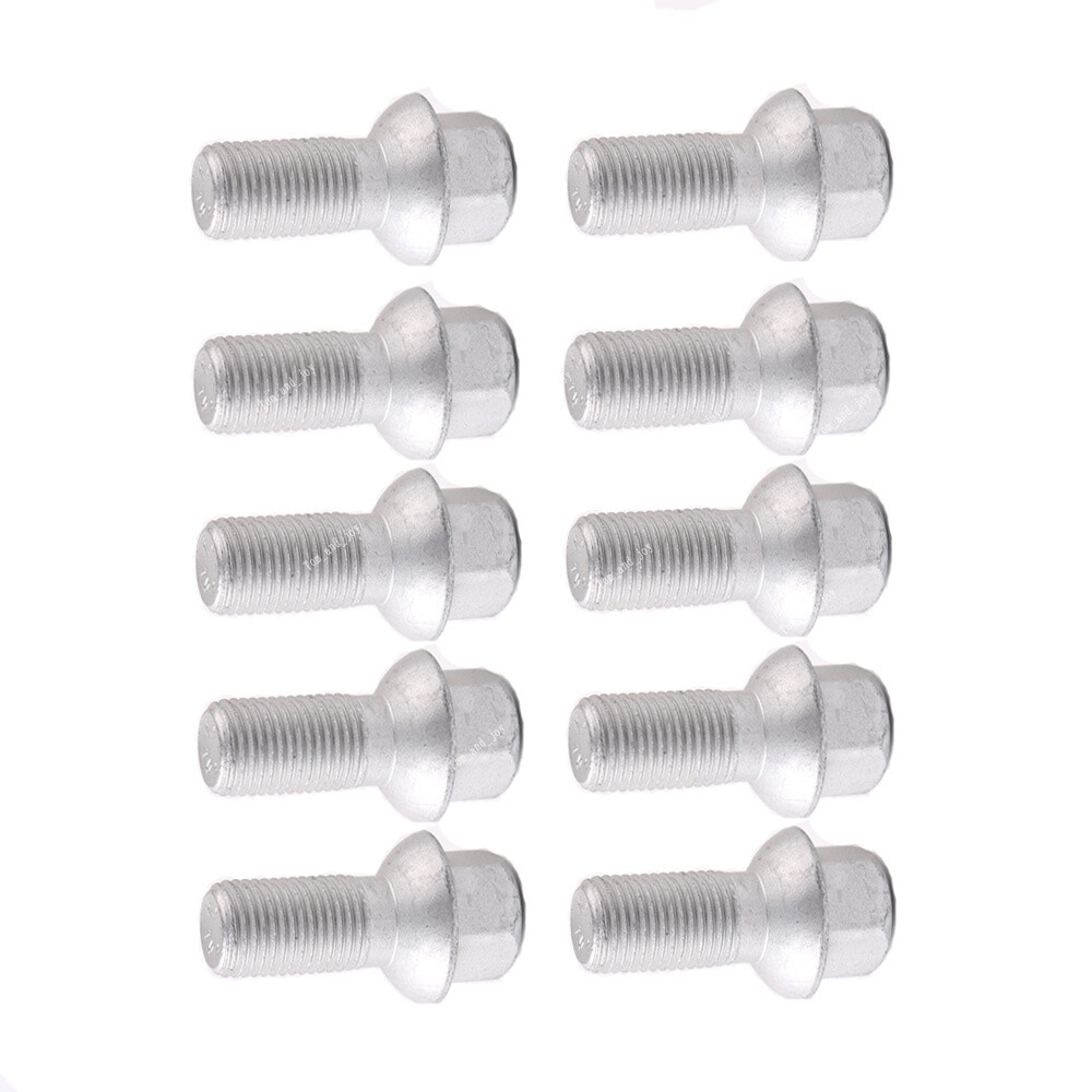 Qty10 Wheel Lug Bolts Nuts Fits MercedesBenz W204 C209 E350 SL50 