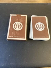 Vintage playing Cards- US Playinc Card Co, Baker Commodities  Advertising 