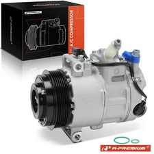 A-Premium AC A/C Compressor for Mercedes-Benz E550 10-11 V8 5.5L 6-Groove Pulley