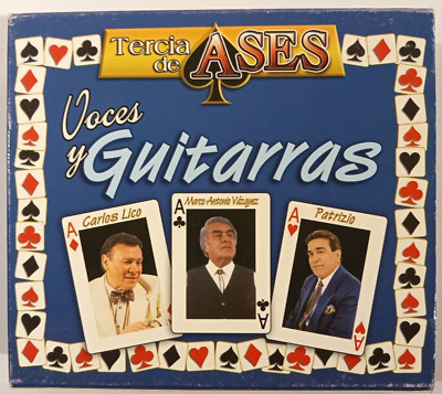 VOCES Y GUITARRAS, FEAT. CARLOS LICO / PATRIZIO, 2006 MEXICAN TRIPLE CD ALBUM