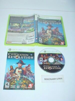 Sid Meier's CIVILIZATION REVOLUTION game complete w/ manual