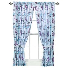 Disney Camp Rock Music Stars Blue Window Curtain Panels EBT-5984