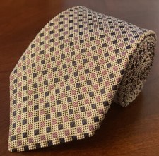 Vintage Hsm Men’s Neck Tie 100% Silk Made In USA L58” W3 1/2