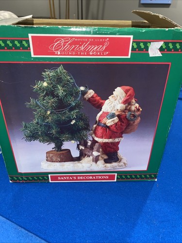 1991 House Of Lloyd Christmas Around The World beleuchtet "Santa's Decoration" - Bild 5 von 5