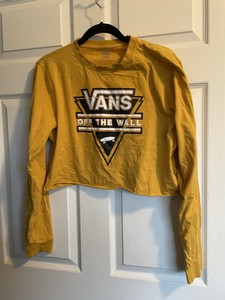 yellow vans crop top