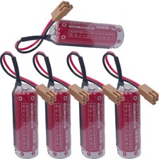 5X NEW er17/50 battery for Maxell ER17/50 3.6V 2750mAh Battery with Brown Plug