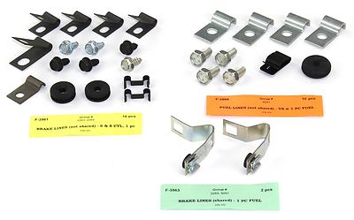 Mustang Brake & Gas Clip Kit 1-Piece V8 1967 - AMK