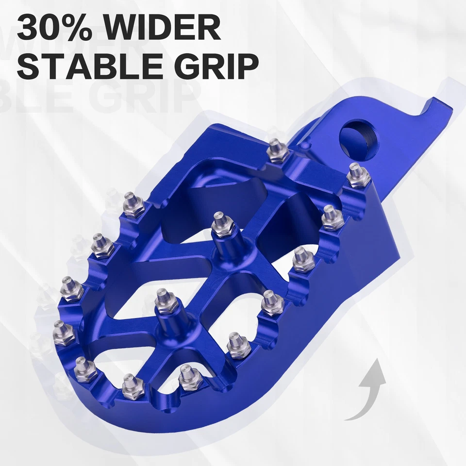 Dirt Bike Foot Pegs Footpeg Footrest Pedals CNC For Honda CR250R CR125R CRF250R Foto 4 de 4