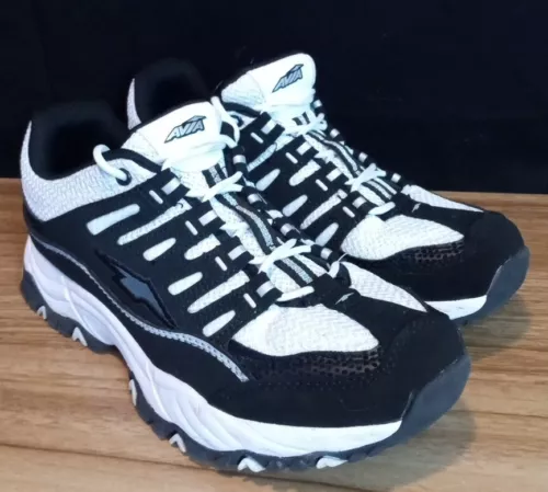 Avia Women's Black and White Elevate Athletic Shoes #WWA128ES017 Size 7.5