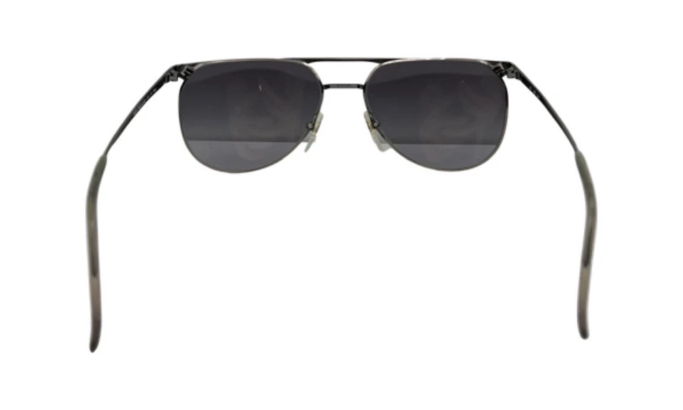 Винтажные солнцезащитные очки Jack Nicklaus 414 серебристые серые овальные Pilot Япония с НОВЫМИ ЛИНЗАМИ! - Изображение 4 из 4