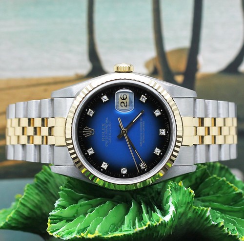 Rolex Datejust Stahl/Gold Automatik Ref:16233 mit Rolex Box & Papiere von 1991 - Bild 13 von 14