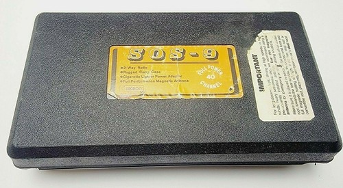 Vintage ALARON B-911 40 Channel Radio With Case Emergency Two Way Rare - Picture 2 of 2