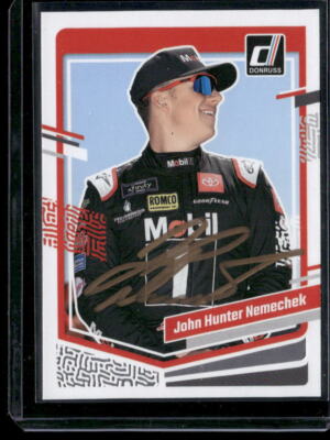 Signed 2024 Donruss #59 John Hunter Nemechek IP Auto