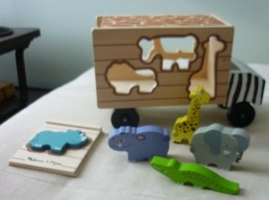 melissa and doug animal rescue shape sorting truck