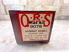 Q.R.S  #9078 Muskrat Ramble Dixieland Jazz Player Piano Roll