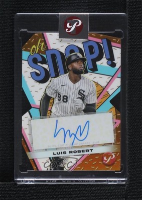 2023 Topps Pristine Oh Snap! Gold Refractor 9/50 Luis Robert #OSA-LR Auto 0q0