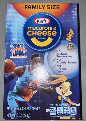 Space Jam A New Legacy Kraft Macaroni & Cheese LeBron James Bugs