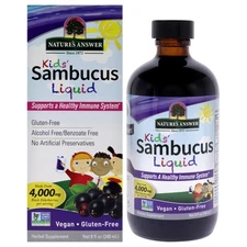 Sambucus Liquid Kids - 4000mg by Natures Answer for Kids - 8 oz