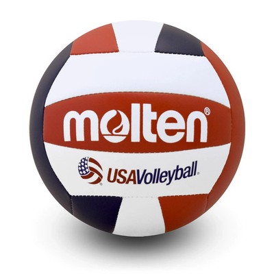 Molten Recreational Volleyball MS500-3  Recreational Volleyball- Red/White/Blue