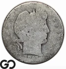 1897-S Barber Half Dollar, Better Date San Francisco Issue