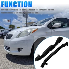 New Front Bumper Retainer Bracket Set For 2007-2011 Toyota Yaris Hatchback