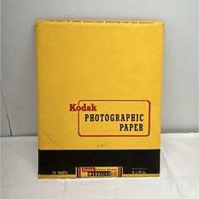 Kodak Medalist G-3 Black  White Lustre Photographic Paper 8x10in 25 Sheets