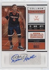 2018 Panini Contenders Draft Picks College Ticket Devon Hall #116 Auto 0sm9