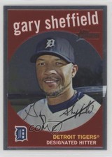2008 Topps Heritage Chrome 1295/1959 Gary Sheffield #C182 1dm4