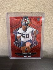 Tyler Guyton 2024 Panini Mosaic #329 Dallas Cowboys Red Sparkle RC *Read