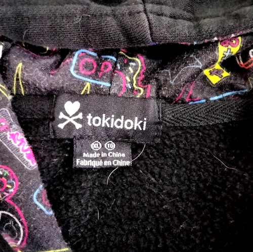 Tokidoki Hoodie XL Graphic Streetwear Scene Emo Y2K Kawaii Rare Moofia Unicorn - Picture 6 of 6