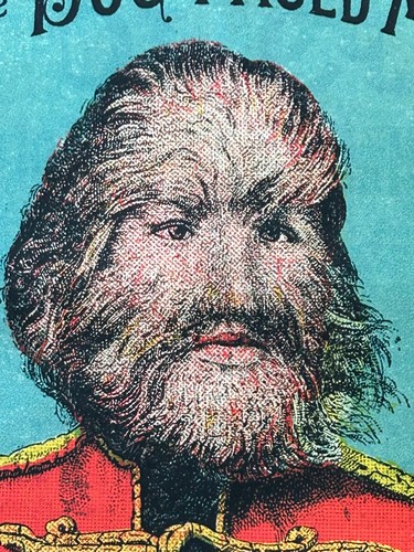 Dog Faced Man 1884 Freak Show Vintage Advertising Giclee Canvas Print 19x27 - Picture 4 of 12