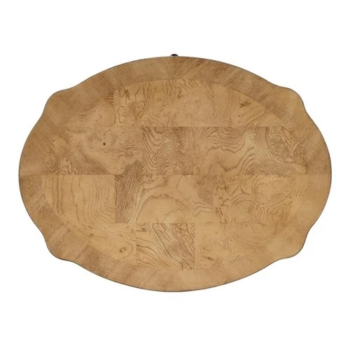 Butler Specialty Company Jarvis Oval 2-Drawer Side Table - Antique Beige - Picture 7 of 8